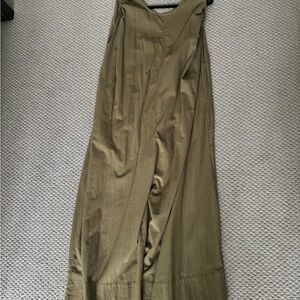 Free people quinn jumpsuit sz s olive color New without tags